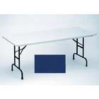 75 inch high pressure top folding tables fixed height blue