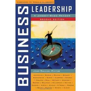  Business Leadership A Jossey Bass Reader (J B US non 