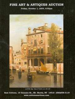 Cottone Fine Art & Antiques Auction Catalog 2004  