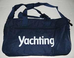 BLUE CARRY ON TRAVEL BAG TOTE SHOULDER STRAP   YACHTING  