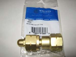 Western Adaptor 802 CGA 555 To 510 Propane Acetylene  