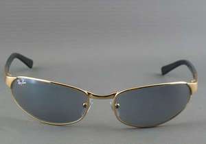 Italy RAY BAN gold SUNGLASSES RB 3142 001/46 in Glass lens  