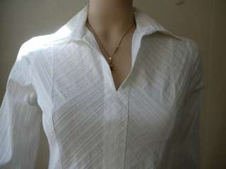 NARACAMICIE MADE IN ITALY OFF WHITE TOP SHIRT SIZE 1 SM  