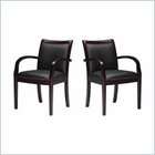   Dining Essentials X Back Chair  with Solid Wood Seat   Black Cherry