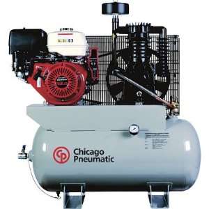 Chicago Pneumatic Gas Powered Air Compressor   11 HP, 30 Gallon 