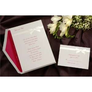  A Bow to Seal the Deal Wedding Invitations Health 
