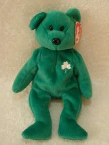 NWT   Ty ® Erin Beanie Baby MINT Toy & Tags Sealed Old Store Stock 