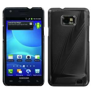 SAMSUNG I777 (Galaxy S II) Black Cosmo Back Protector Cover (free ESD 
