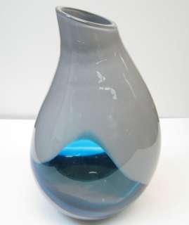 Livio Seguso A.V. Sommerso Glass Vase c1970s  