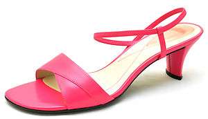   Claiborne Flex BELIZE Pink Fuchsia Sandals Heels Womens 9   12400110