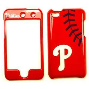 Philadelphia Phillies   Red   Apple iPod iTouch 4 Faceplate Case Cover 