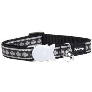 Red Dingo Reflective Collar   Black   One Size Fits All (Quantity of 4 
