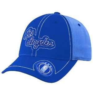   Angeles Lakers Royal Blue Retro Logo Flex Fit Hat