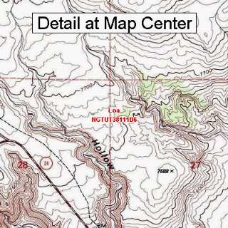   Quadrangle Map   Loa, Utah (Folded/Waterproof)