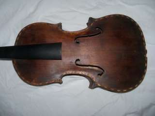 Antique Violin Nice Wood Inlays Attic Find  