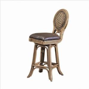 Long Island Swivel Side Bar Stool in Natural Antique 