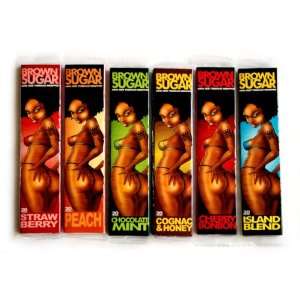  6 booklets BROWN SUGAR Mixed Flavors King Size Rolling 