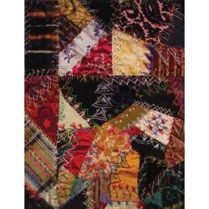  Note Cards Set Of Six Crazy Quilt