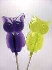 12 HARD CANDY SWEET OWL LOLLIPOPS   ANY COLOR