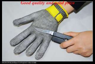   Cut Proof Protect Glove 100% Stainless Steel Metal Mesh Butcher Gloves