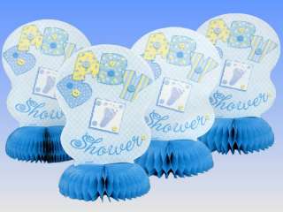 Honeycomb Table Decorations Baby Shower Party BOY  