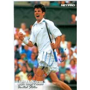  Jeff Morrison Autographed Tennis Card