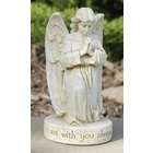 Roman Pack of 4 Outdoor Memorial I Am With You Always Praying Angel 