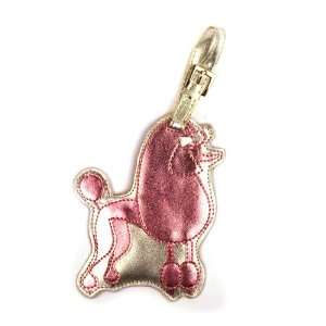  Silver Poodle Luggage Tag by Fluff