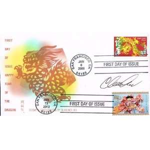 Two Dragons From 2000 And 2012 U S A Happy New Year Stamp FDC Released 