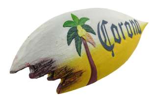 Corona Beer Surfboard Wooden Wall Hanging Tiki Bar  