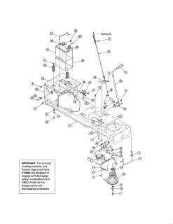   /frame   42 deck Parts  Model 13AT604H755  PartsDirect