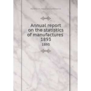  Annual report on the statistics of manufactures . 1893 