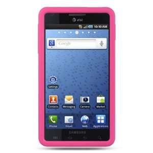  HOT PINK Silicone Skin Cover Case for Samsung Infuse 4G 