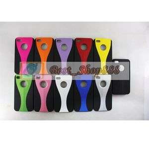 10pc/Lot Hard Case for iPhone 4G 4S Black Color 3 Piece Cup Front N 