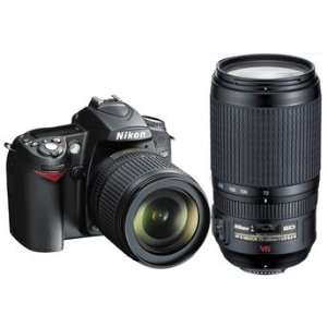  Nikon D90 SLR Digital Camera Kit W/ 18 105mm VR & 70 300mm VR 