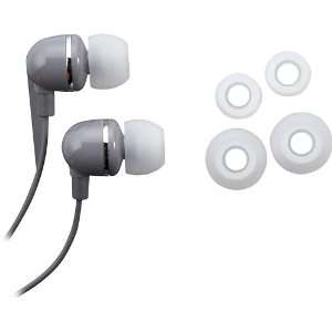  Dynex   Earbud Headphones Neodymium Magnets   Gray 3.5mm 
