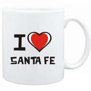 Mug White I love Santa Fe  Usa Cities 