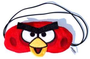 Red Bird plush eye mask sleep LICENSED Angry birds Xmas Christmas Gift 