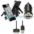 Air Vent Mount Holder Cradle+MINI CAR Wall Charger ADAPTER FOR Apple 