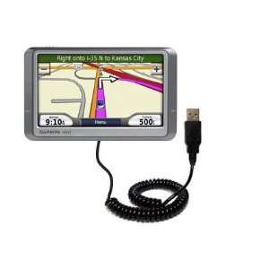  Coiled USB Cable for the Garmin Nuvi 255W 255WT 255 with 