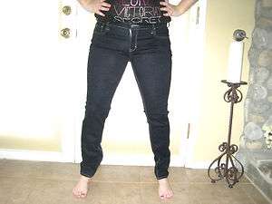   Abercrombie & Fitch Jeans Legging Stretch Pants Dark Blk Soft womens
