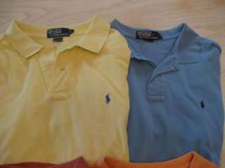 Lot 4 mens POLO RALPH LAUREN s/s PONY shirts XL  