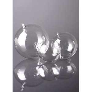  Glass Decorative Hanging Balls   80mm   Set of 6