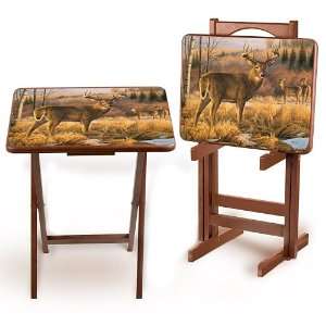  Majesty Of Nature Tray Table Set by The Bradford Exchange 