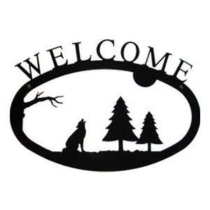  Timberwolf Welcome Sign Sm Patio, Lawn & Garden