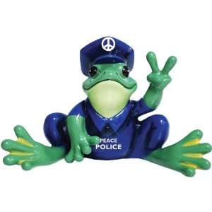  Westland Giftware Peace Frogs Ceramic Peace Police Frog 