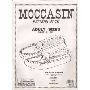  Moccasin Pattern Pack, Adult Sizes Arts, Crafts & Sewing