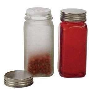  Square Spice Bottles red