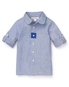 Pearls & Popcorn Infant Boys Riviera Stripe Shirt   Sizes 3 36 Months