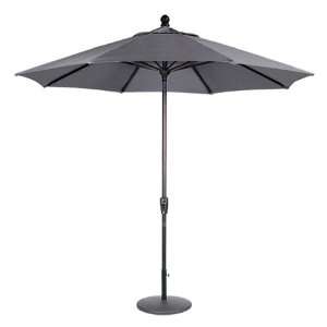   Ft Sunbrella® Auto Tilt Market Umbrella  Gray Patio, Lawn & Garden